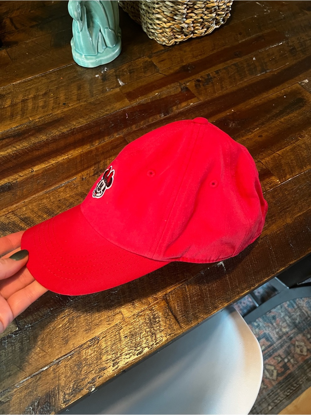 GAP Red Minnie Mouse Baseball Cap - Picture 4 of 7